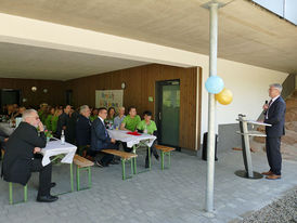 Einweihung der Katholischen Kindertagesstätte St. Vinzenz 2023 (Foto: Karl-Franz Thiede)